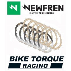Newfren, spojkové lamely + plechy Racing, Kawasaki KX 125 `97-08, KSF 250 94-04 (EBS4425R) - nahrazuje F1762SR